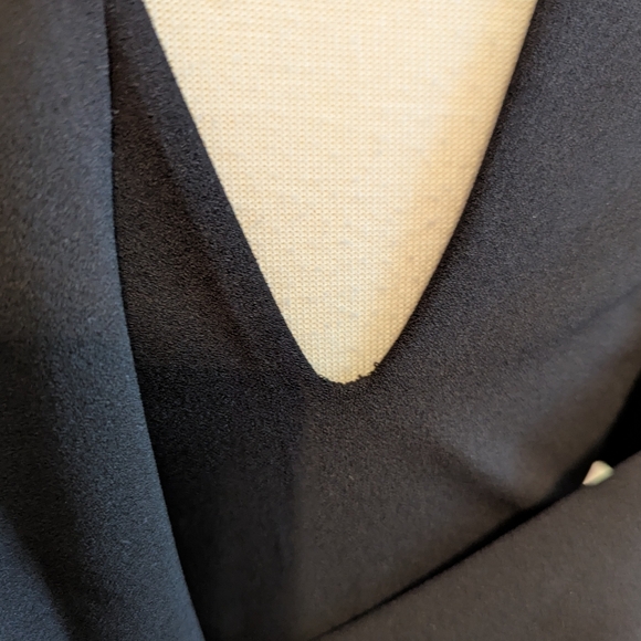 Lulu's Thinking Out Loud Sleeveless Criss Cross Backless Jumpsuit Black Small - Picture 11 of 13